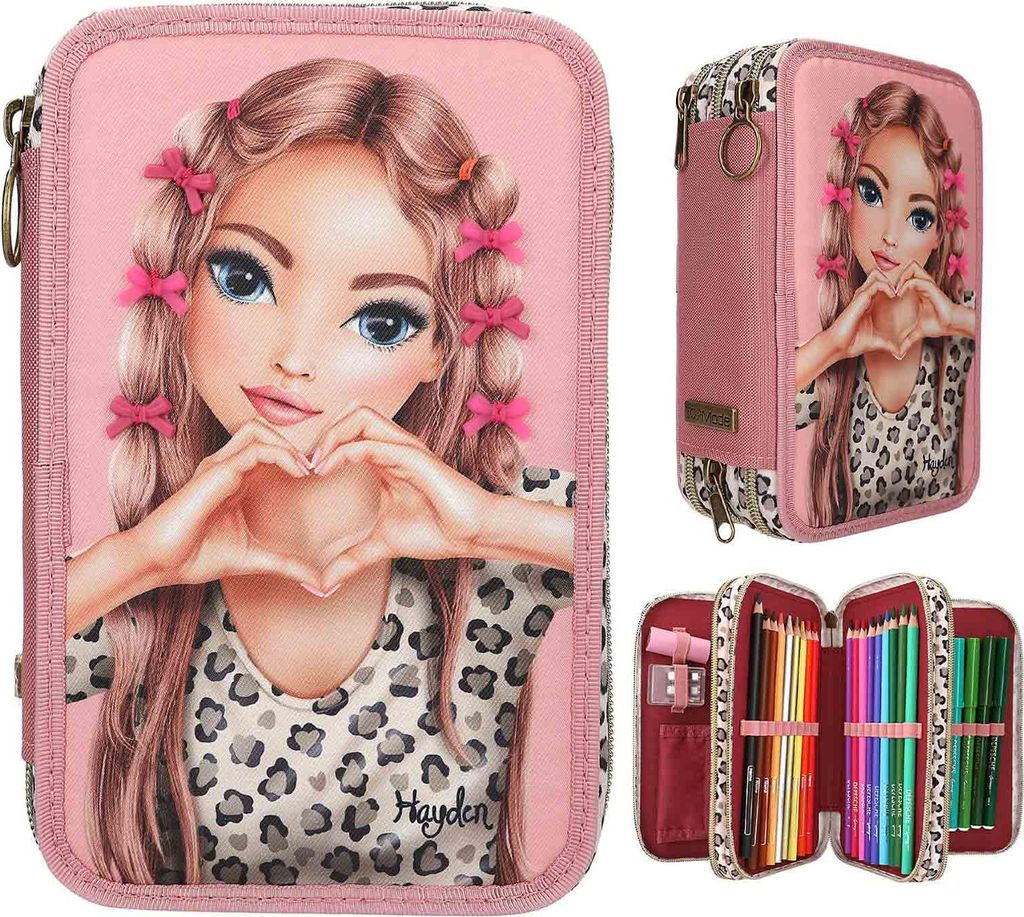 Depesche TOPModel Trousse à crayons 3 compartiments - Image du produit 