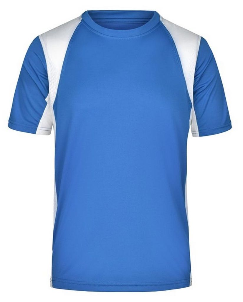 James and Nicholson - T-Shirt für Herren - Laufen LT2414 (XL) (Königsblau/Weiß)