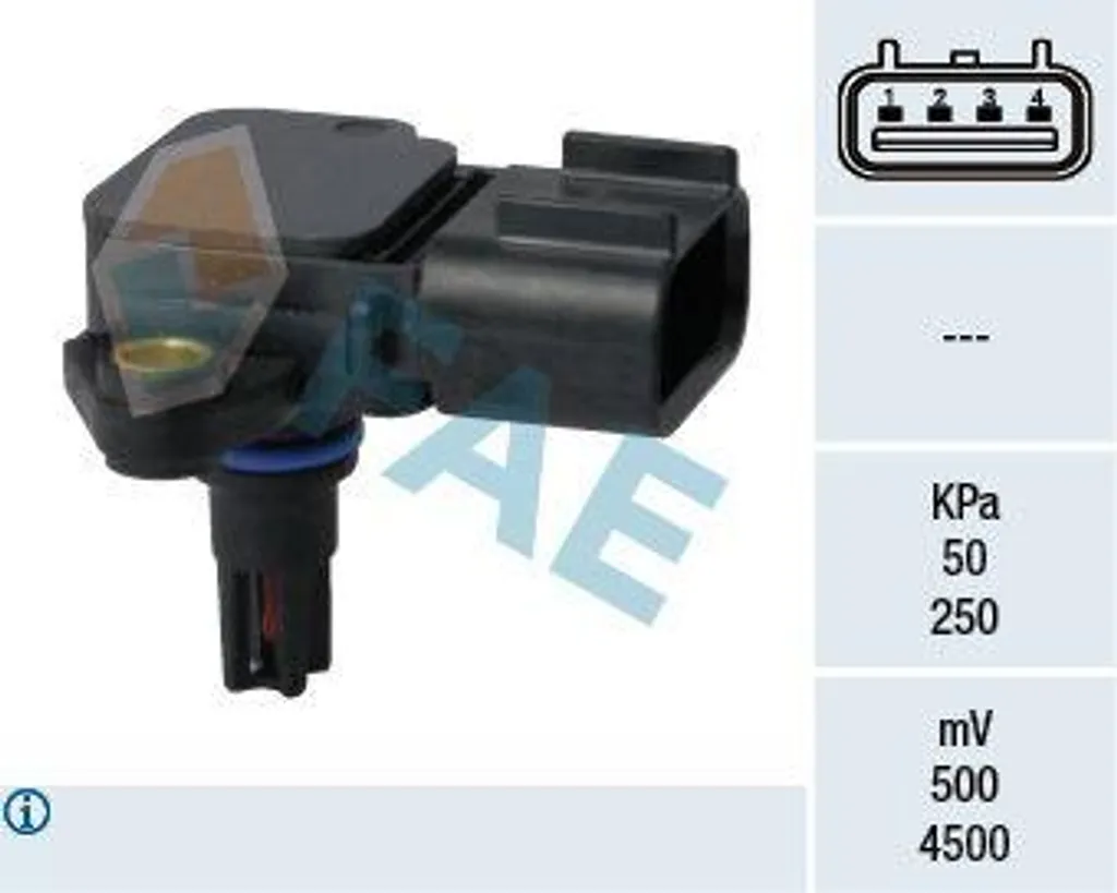 Capteur d'admission FAE 15069 haute précision OE 1C1A9F479AA Jaguar X