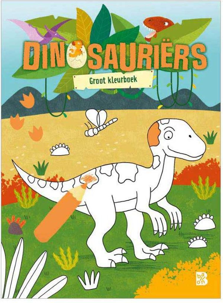Groot Kleurboek Dinosauriers