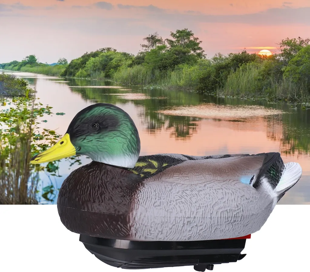 Jouet Bateau Télécommandé en Forme de Canard Modèle RC pour Piscine - 5