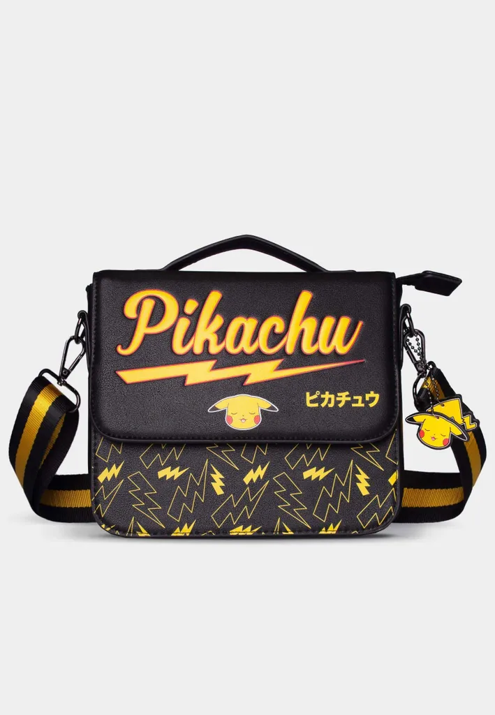 Sac à bandoulière Pikachu Pokemon Difuzed en cuir polyuréthane jaune