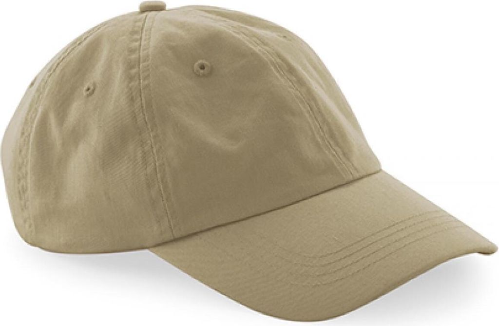 Beechfield B652N | Organic Baumwolle 6 Panel Dad Cap - Farbe: Desert Sand - Größe: One Size