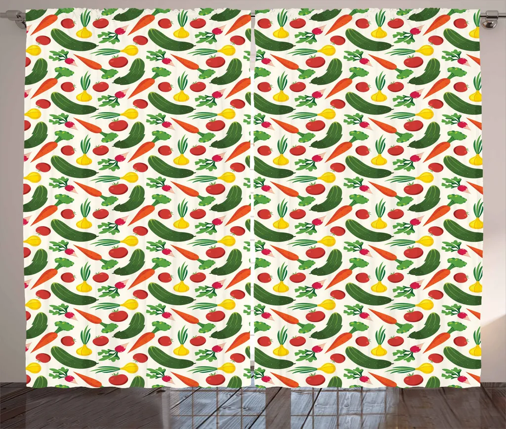 ABAKUHAUS Tenda Design Vegetariano Rustica 280x175 cm Multicolore