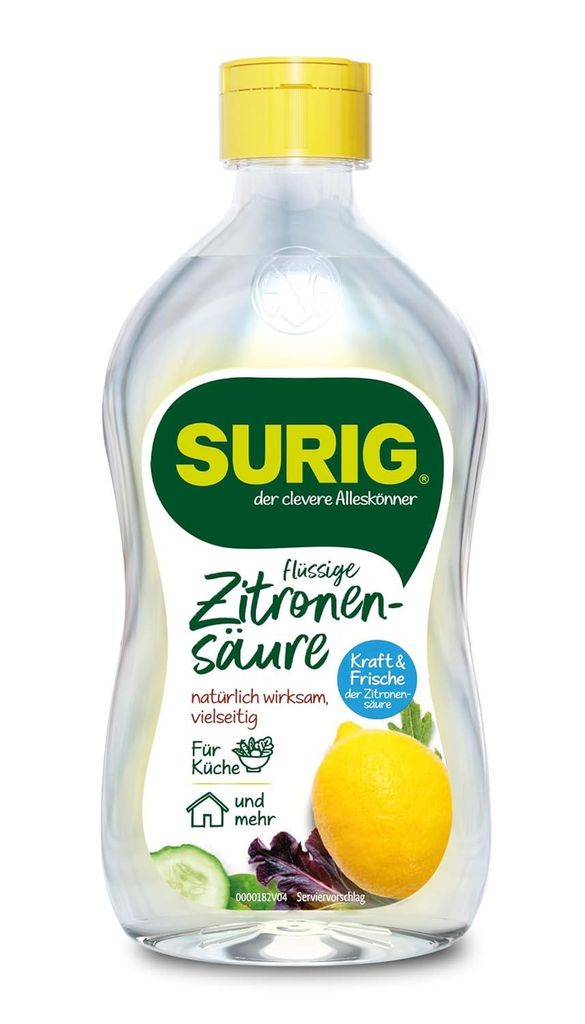 SURIG Zitronensäure 390ml - Dein Alleskönner für Küche und Produktbild 