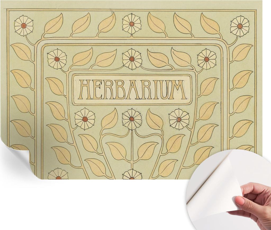 Selbstklebende Wandtapete - Dekorative Tapete für Wohnzimmer - Klebefolie für Wandbilder - Tapetenfolie für Wanddekoration - 152x104 cm - Pflanz...