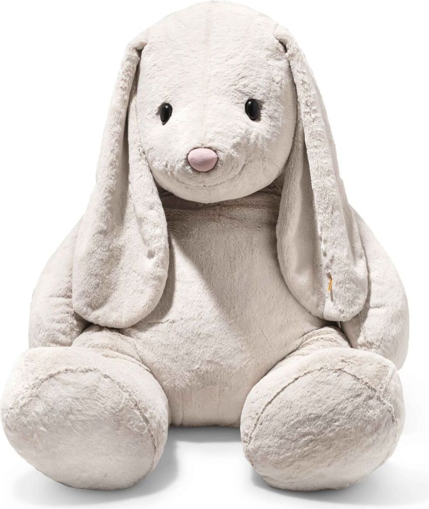 Steiff Plüsch Kuscheltier Hoppie Hase hellgrau - 80 cm extra groß