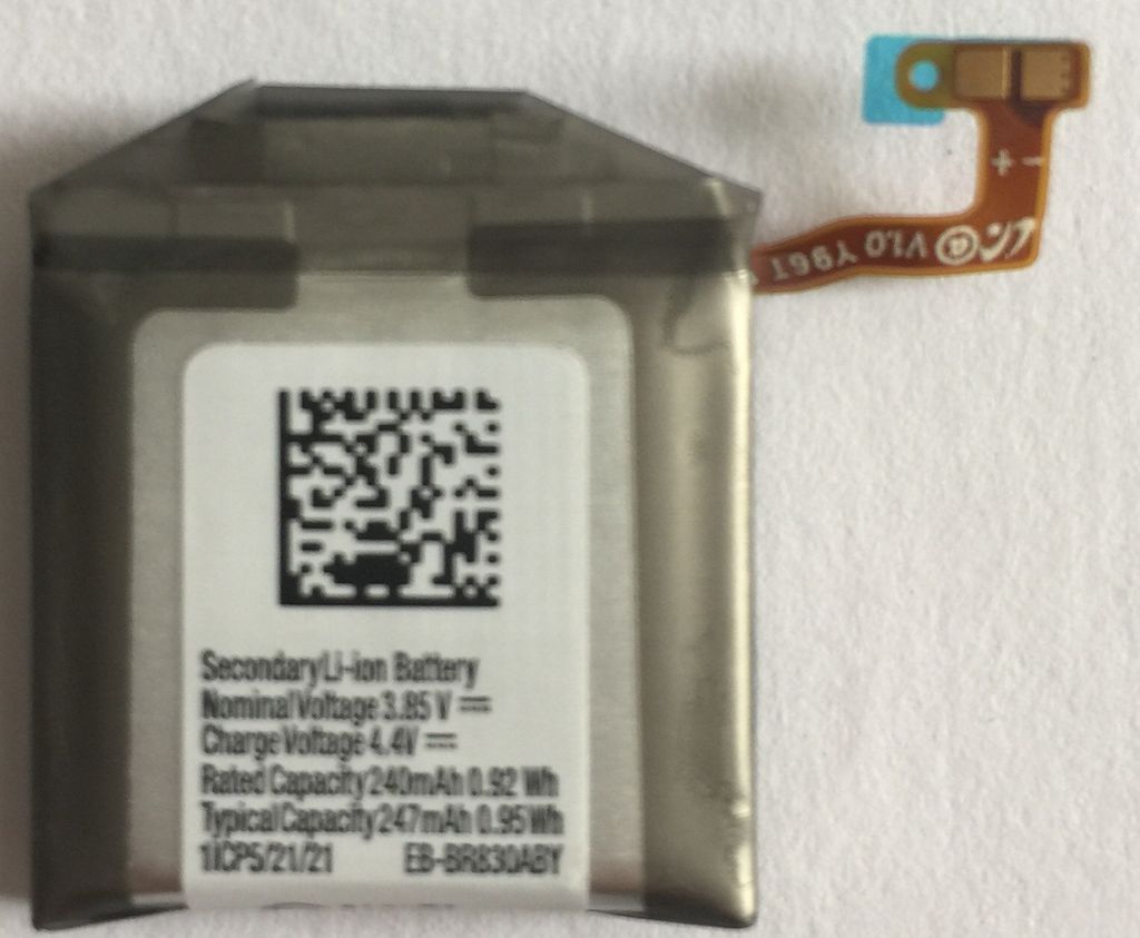 Akku EB-BR830ABY für R830 R835 Samsung Galaxy Watch Active 2 40mm 240mAh