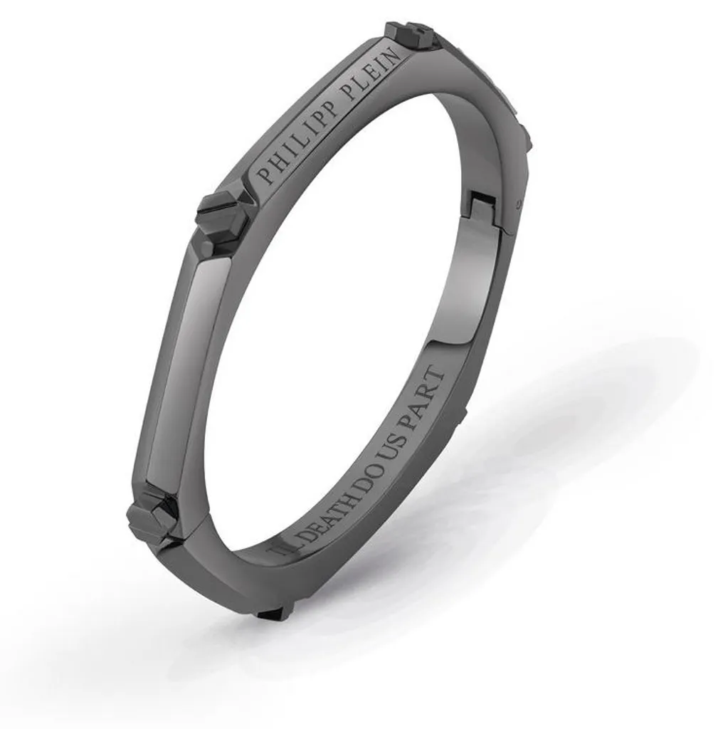 Bracelet The Plein Cuff Philipp Plein PJ1EA04BS Jonc Homme 7,7x6,5 cm