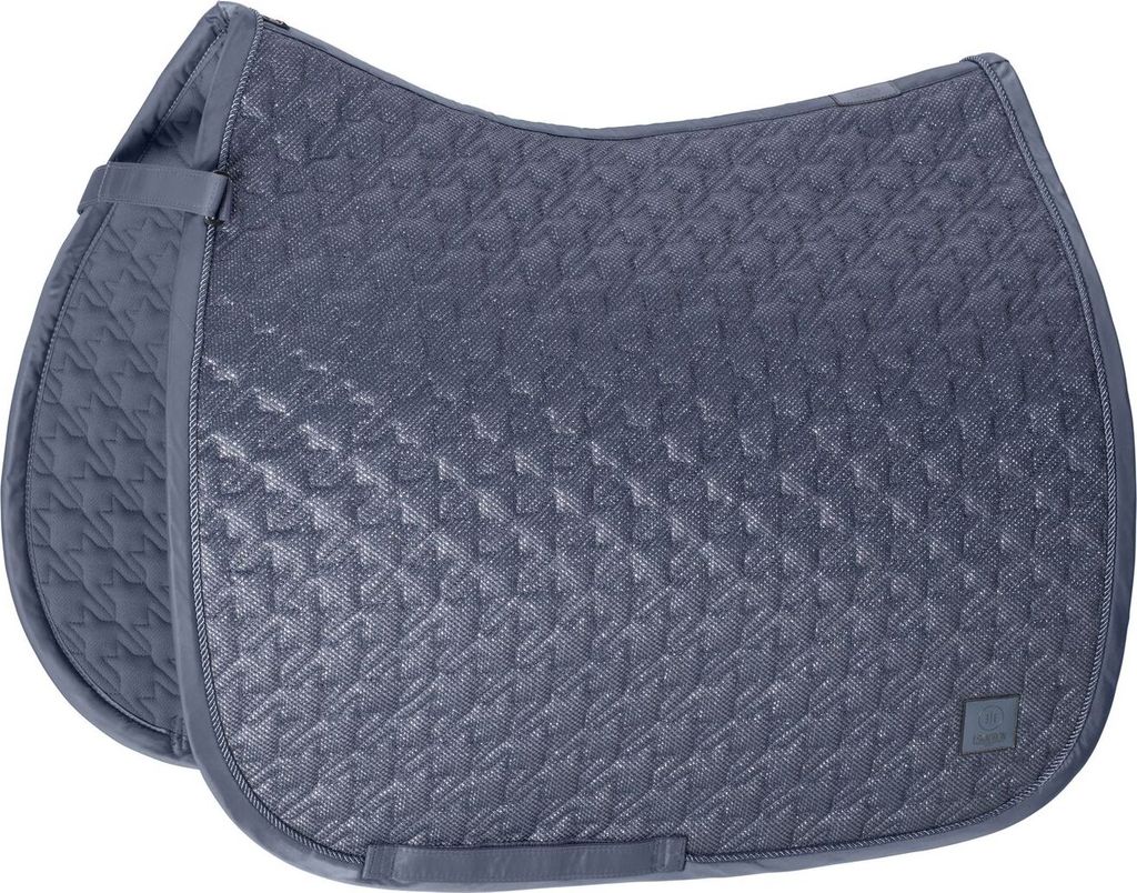 Eskadron ESSENCE Schabracke " GLITTER - MESH " darkolive, black, doveblue Form - Dressur Farbe - dove blue