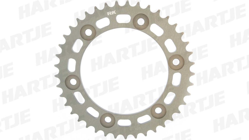 Rk Kettenblatt 525 41z Aluminium gold matt hart a