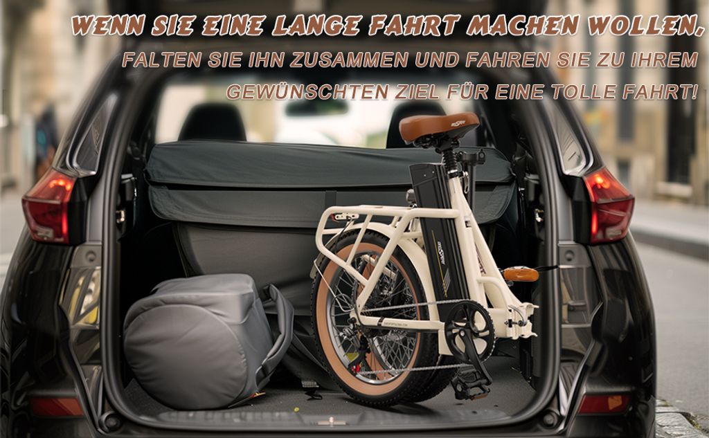 Onesport 20 Zoll Elektrofahrrad Pedelec,E-Klapprad Produktbild 18