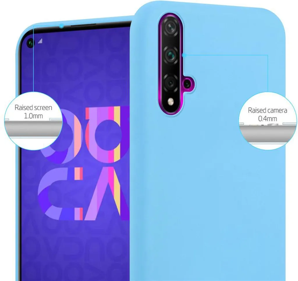 Cover Huawei NOVA 5 PRO Cadorabo Blu - Protezione TPU Flessibile Slim - 6