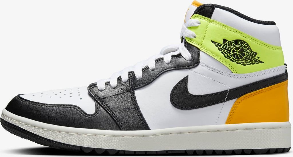 Nike Air Jordan 1 High Golf "University Gold & Volt", Größe: 45