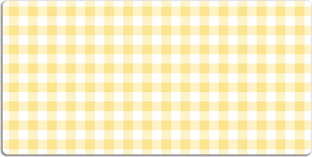 Schreibtischmatte Tischunterlage 90x45 cm Mauspad - Gelbes Gitter