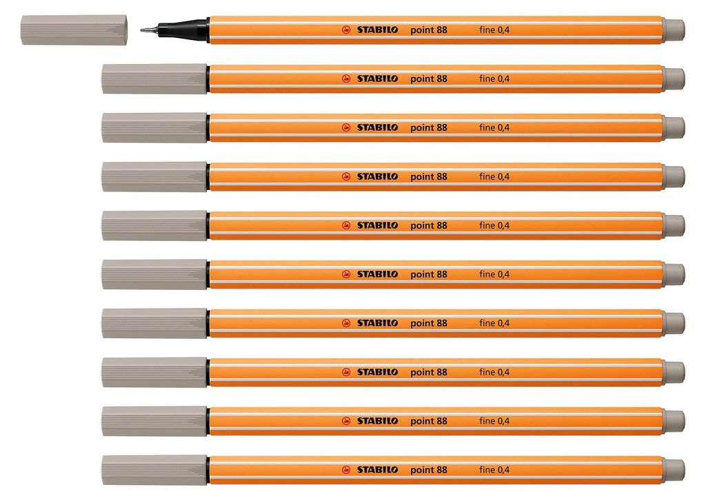 STABILO Fineliner point 88 10er Set verschiedene Farben
