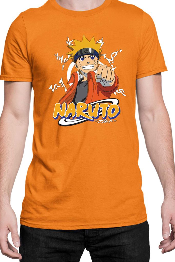 Herren T-Shirt Naruto Naruto 07, Man 2XL / Orange