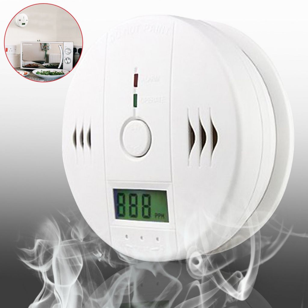 CO Melder 4 stück Feuermelder Kohlenmonoxid einfache installation Feuermelder CO Kohlenmonoxid CO Melder