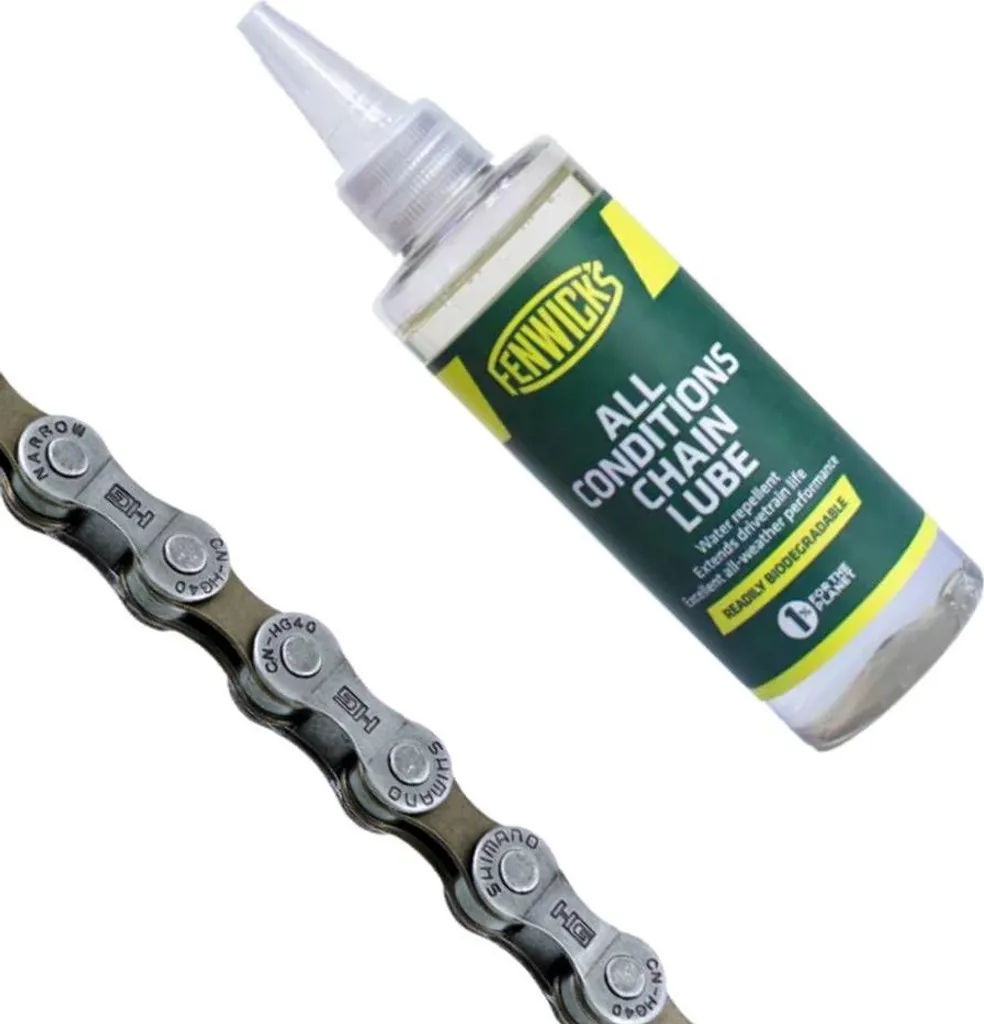 Lubrifiant Chaîne Vélo Fenwicks Tous Temps - Burette Haute Performance 100ml