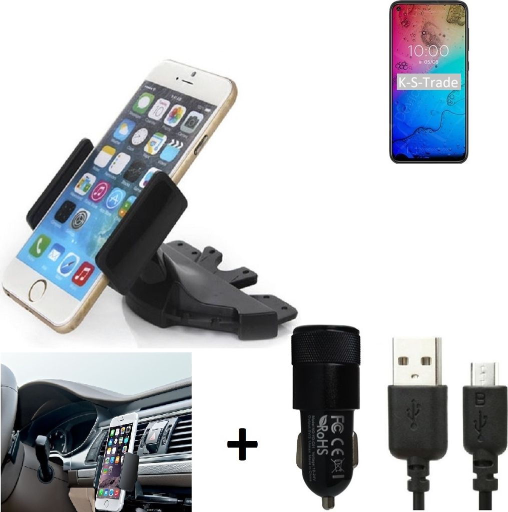 TOP SET K-S-Trade Autohalterung kompatibel mit BQ Mobile Produktbild 