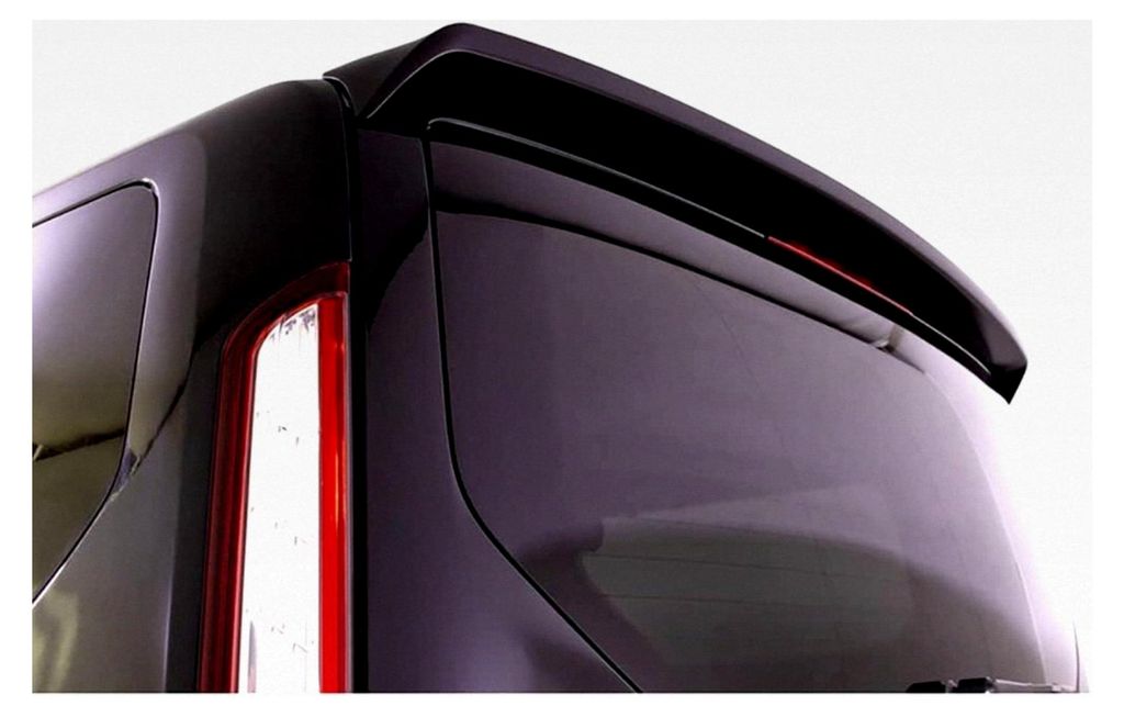 Dachspoiler für Ford Tourneo Custom & Transit Custom 2012-2018 & FL 2018- (mit Heckklappe), Schwarz
