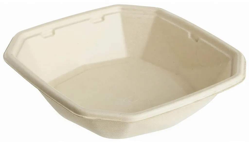 Barquettes Octabagasse marron 650ml non revêtues Duni Biopak x50
