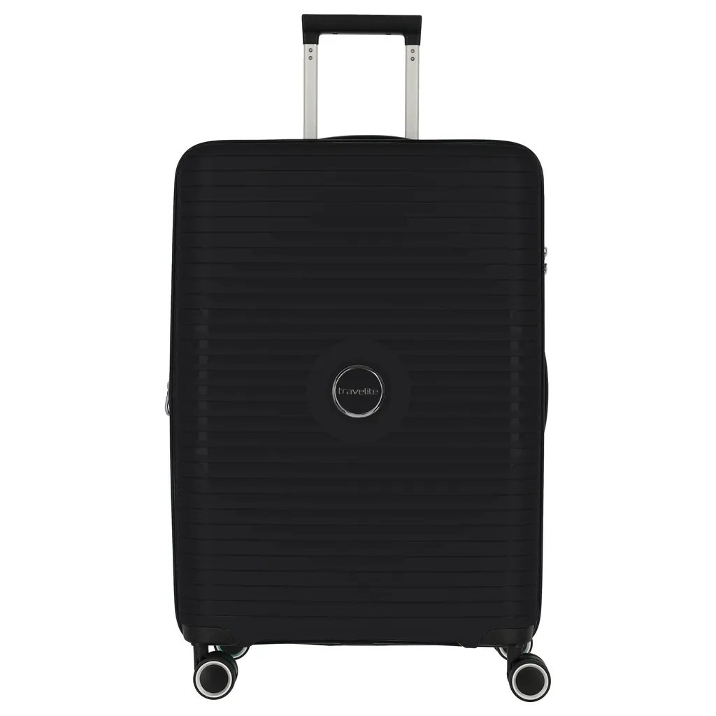 Trolley Travelite Orbita 67cm Nero - Valigia Rigida Espandibile M