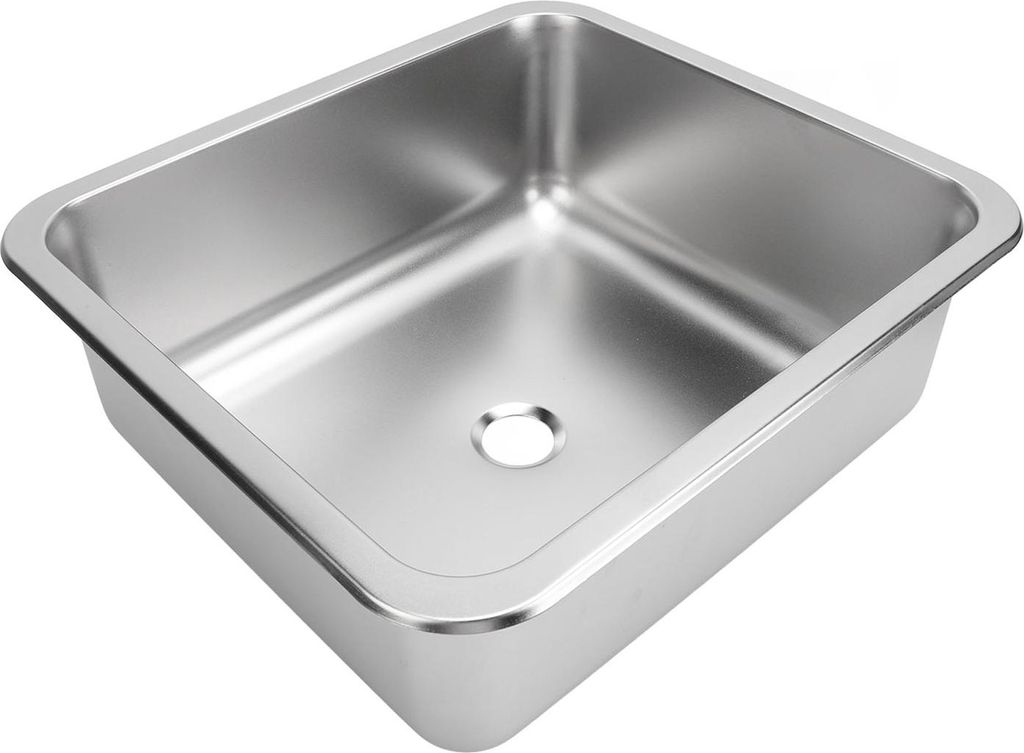 RV-Waschbecken aus Edelstahl 304, vielseitig, großes Fassungsvermögen, rechteckig, Küchenspüle für Wohnwagen, Wohnmobil, Boot, Camper, Yacht, ...
