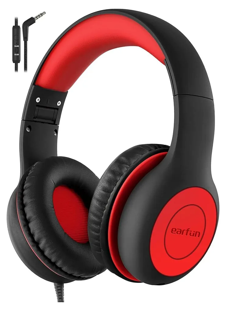 Cuffie Bambini Pieghevoli con Condivisione Audio e Volume Sicuro