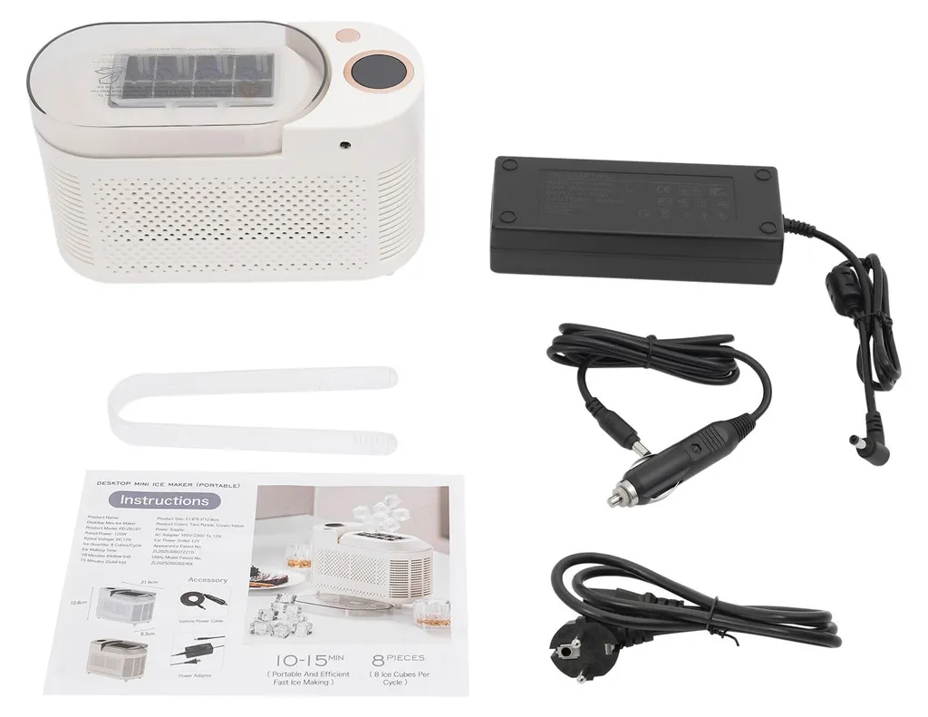 Machine à glace performante et compacte - Modèle beige gain de place - 3