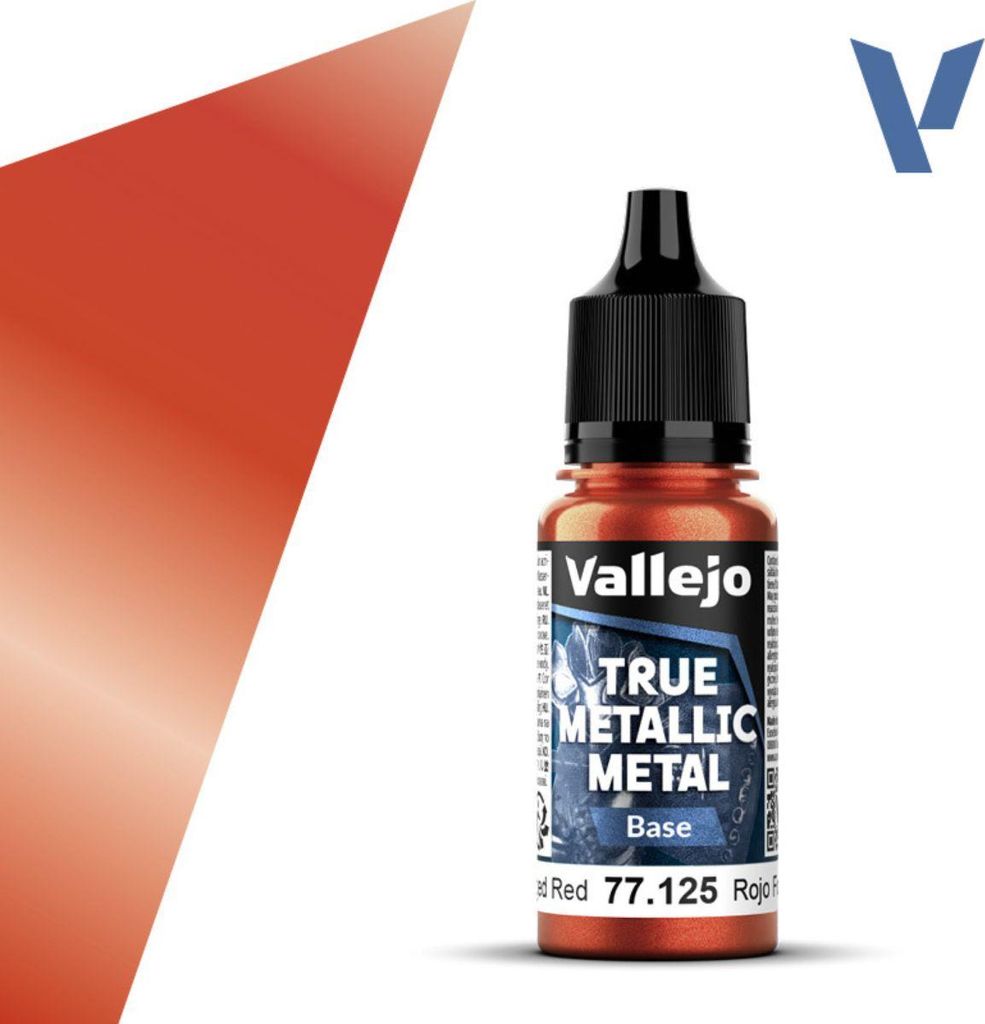 Vallejo Forged Red 18 ml - True Metallic Metal Base