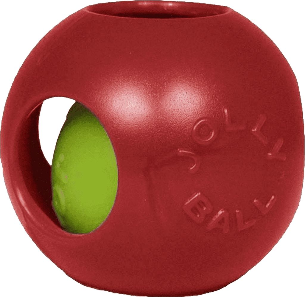 Horsemens Pride Jolly Ball Teaser Hundespielzeug BZ2289 (25cm) (Rot)