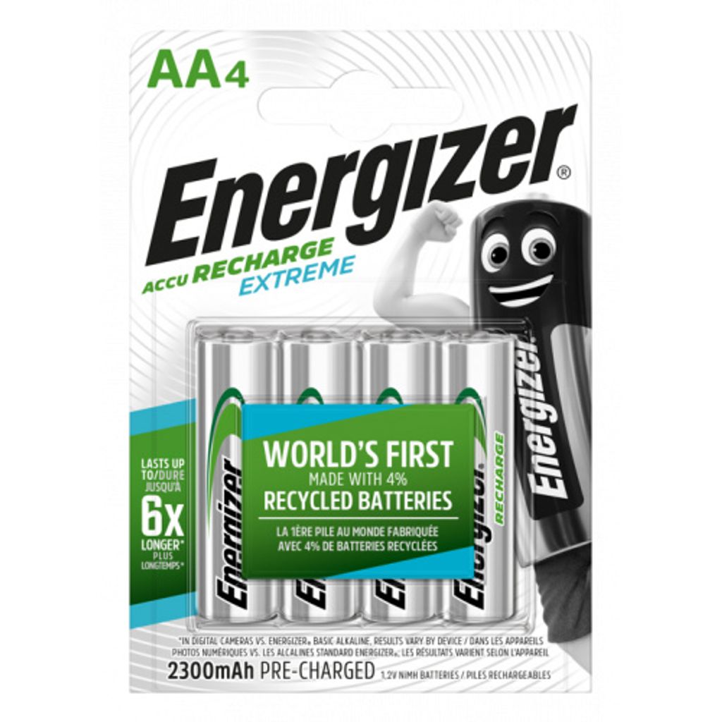 Nabíjacia batéria Energizer AA - 2300 mAh EXTREME - 4 ks Obrázok produktu 