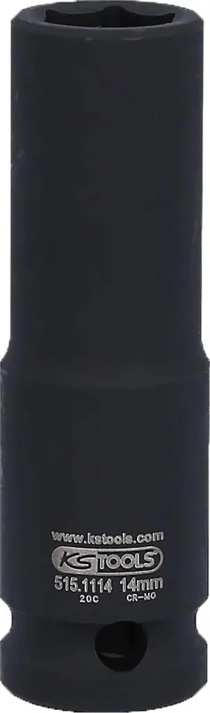 Bussola Impact KS Tools 515.1114-E 1/2" Hex 14mm Lunga Professional