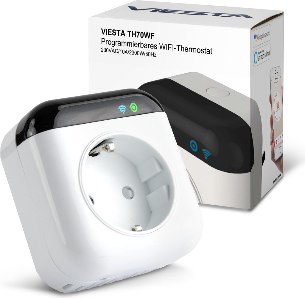 Thermostat d'encastrement VIESTA® TH70 WiFi – Intelligent Image du produit 