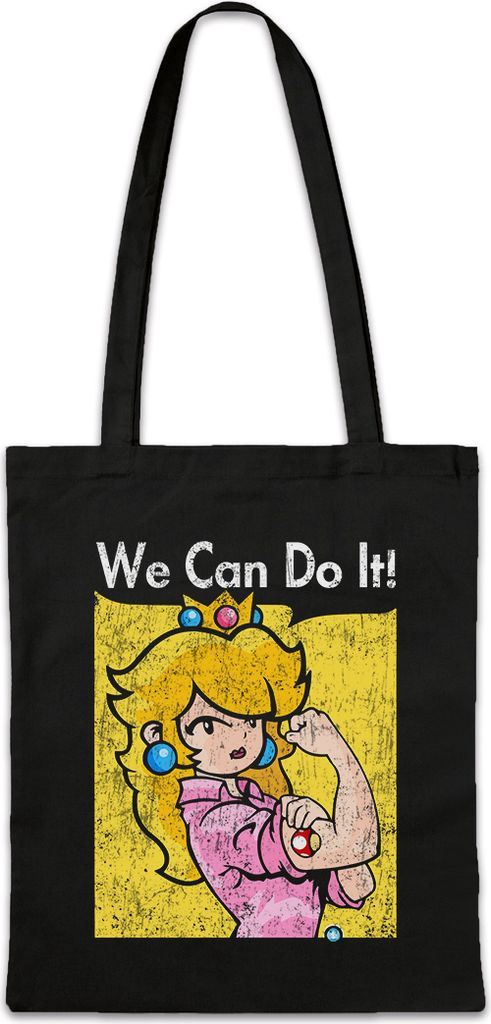 Urban Backwoods We Can Do It Princess, Stofftasche, Farbe: Schwarz