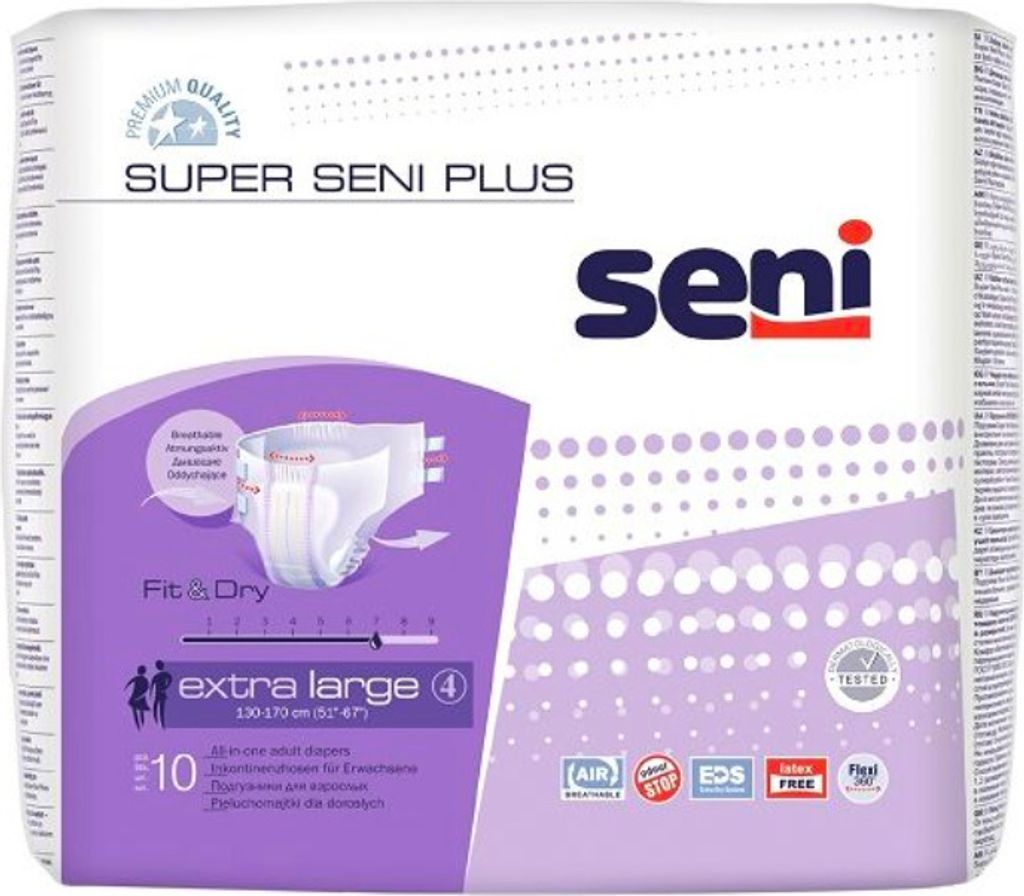 A package of adult diapers.