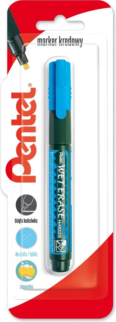 Pentel SMW26 Kreidemarker, blau, für Glas und Tafeln