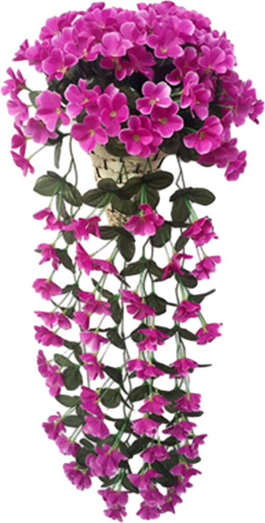 Künstliche Glyzinien-Blumenranke, buschig, lila-rot, wiederverwendbar, für drinnen und draußen, Hochzeit, Party, Wohnzimmer, Wandbehang, Girland...