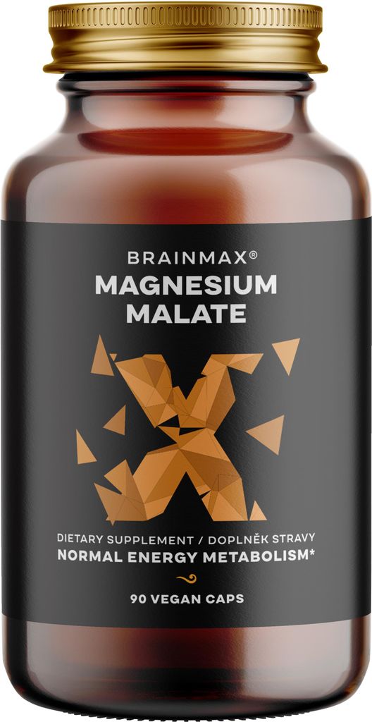 BrainMax, Magnésium Malate, 90 capsules végétales Image du produit  Image générée par une IA