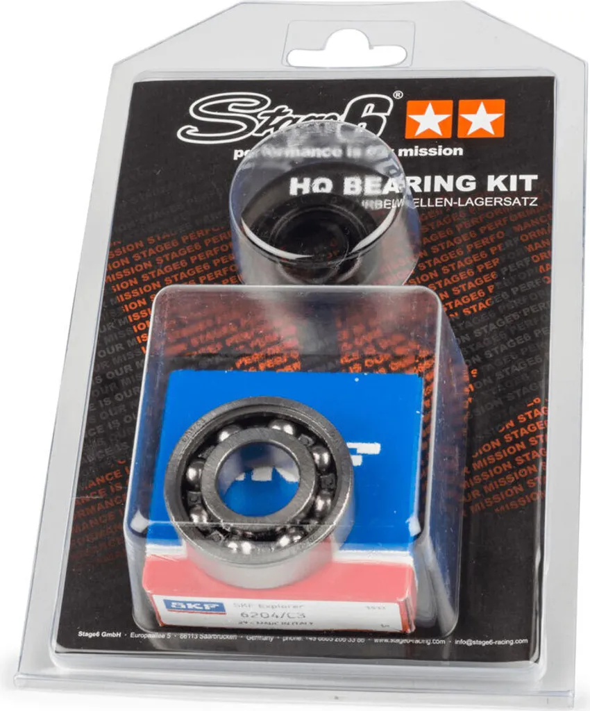 Kit Révision Arbre Moteur Stage6 avec Roulements C3 Peugeot 103 SPX