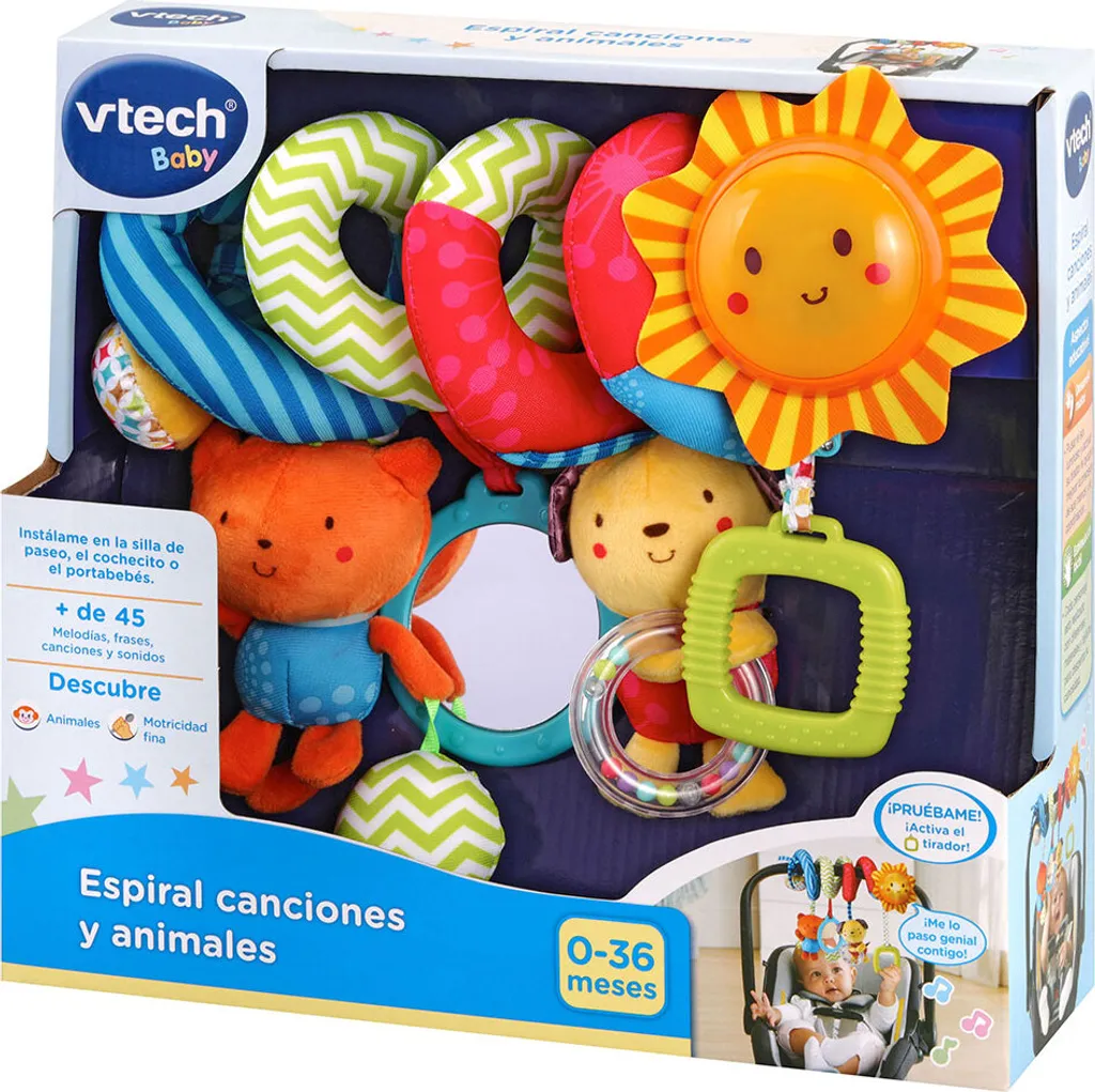 VTech Chansons en Spirale Jouet Éveil Multicolore pour Bébé Premier Âge