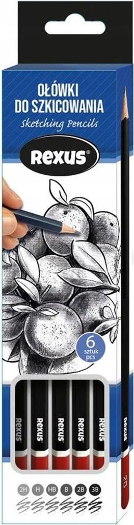 Skizzierstifte 6 Stück 3180 von 2H bis 3B