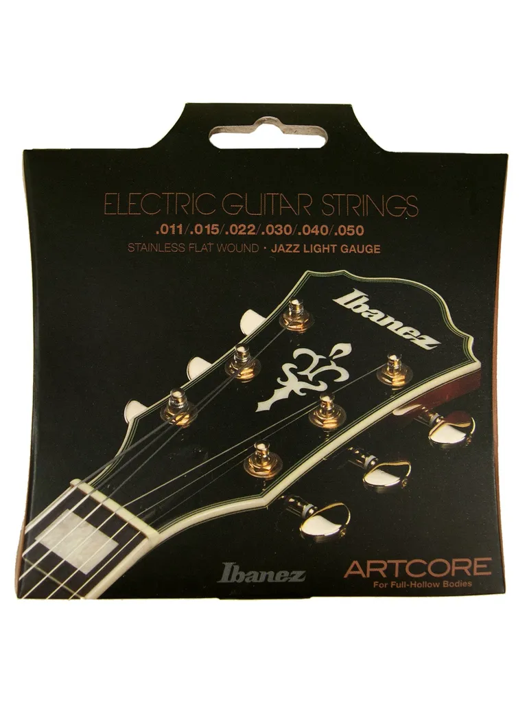 Ibanez IFAS6SL Cordes Flat Wound Anti-bruit pour Guitare Jazz 11-50