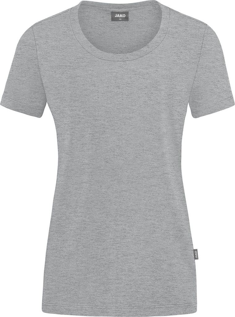 JAKO Damen T-Shirt Organic Stretch , Farbe:hellgrau meliert, Größe:36