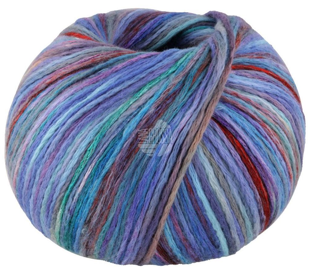 Lana Grossa - Cotonella Multi 0108 blau türkis rot mint Produktbild 