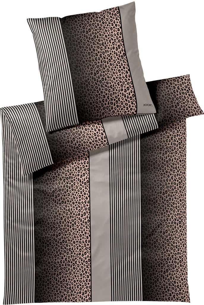 JOOP! Mako-Satin-Bettwäsche Leo Farbe taupe Größe Produktbild 