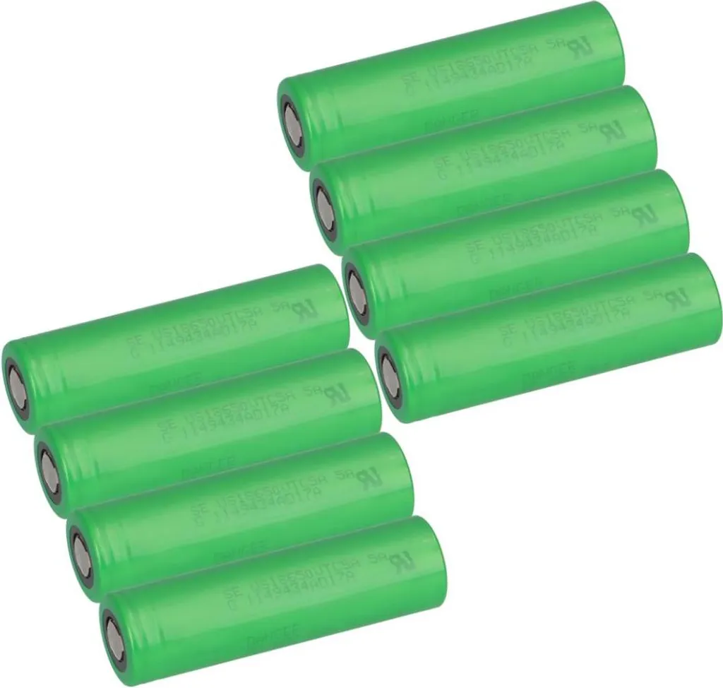 Lot de 8 Accus Rechargeables Murata VTC5A 18650 pour Outillage et DIY