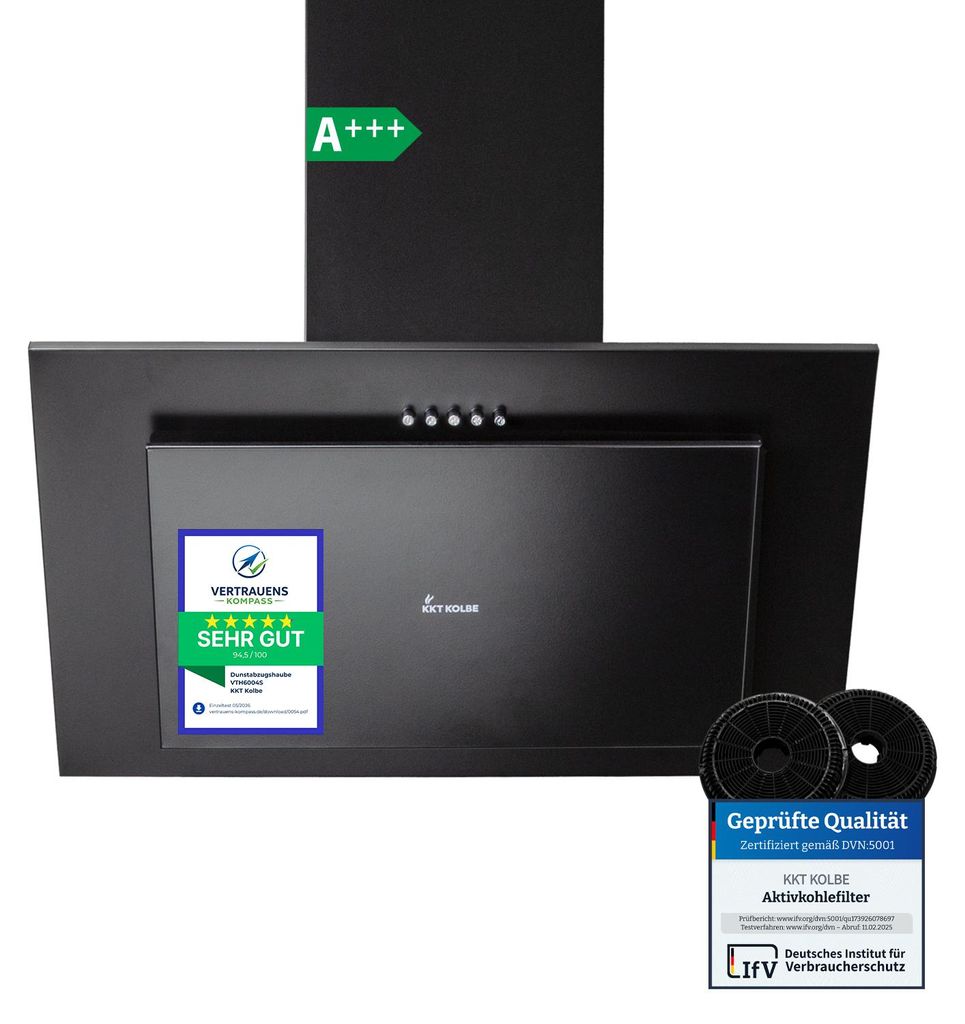 KKT KOLBE Dunstabzugshaube 60 cm Umluft Abluft Kopffrei Produktbild 