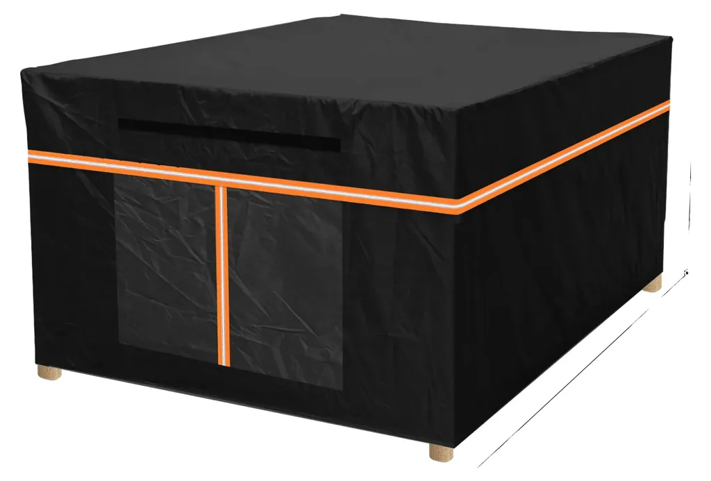 Protection mobilier de jardin hiver - Housse étanche avec ventilations